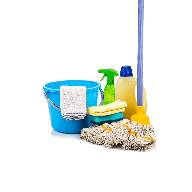 Limpeza e arrumação do domicílio dos clientes